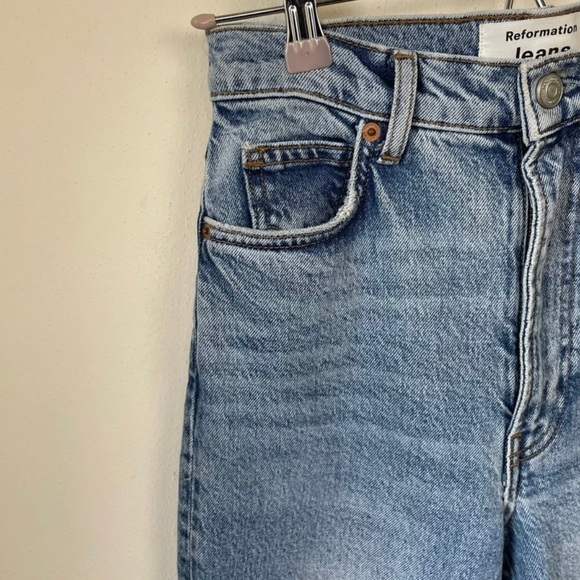 Reformation liza ultra high‎ rise straight aden - Picture 7 of 11